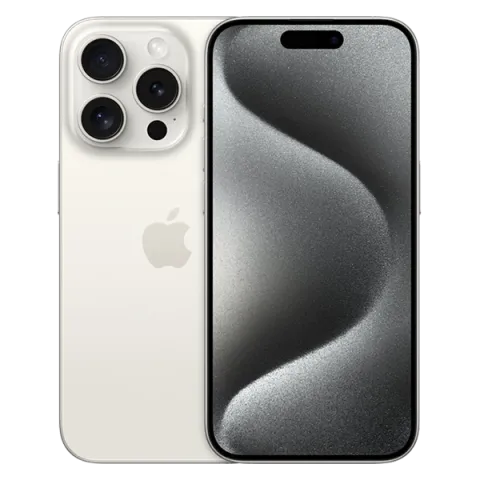 iPhone 15 Pro White Titanium 128 GB Used