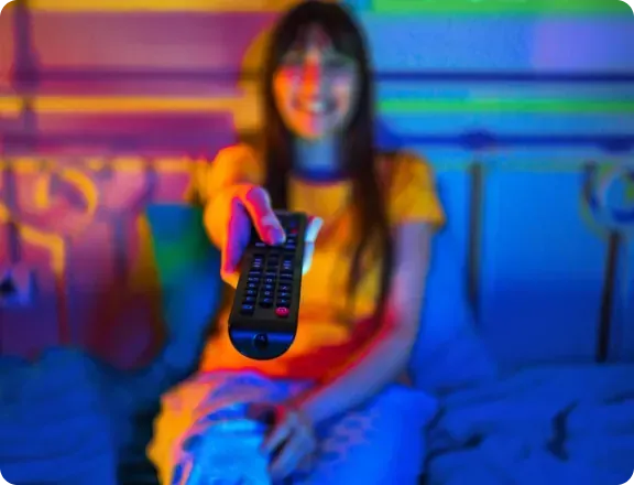 TV Remote Girl
